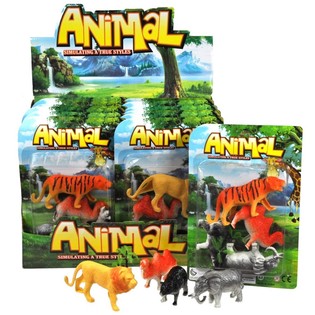 TOYS WILDE TIERE SET TO MAP (12st).