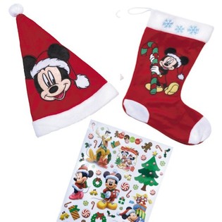 MICKEY MOUSE KOMPLETTES WEIHNACHTS-SET (6-teilig)