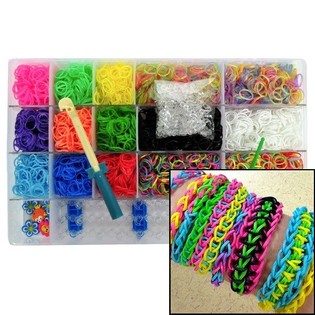 Gro&szlig;es XXL Loom B&auml;nder Starter-Set (6er-Pack)
