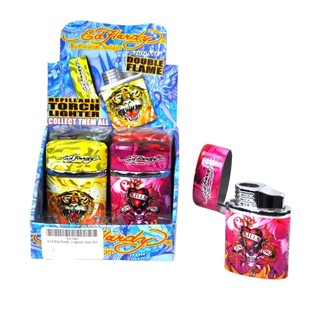 ED HARDY DOUBLE Flame Feuerzeug STORM (8st).