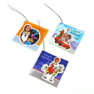 Sinterklaas-Geschenkanh&auml;nger in Box (12-teilig)