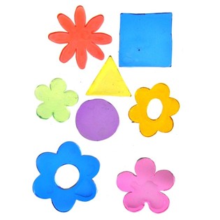 Jelly Gems Gel-Fenstersticker Deko 25 x 16 cm (24er-Set)