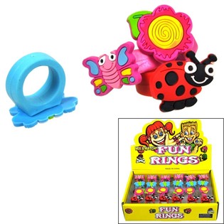 KINDER Ringe in DISPLAY - MODELL: Insekten (24st).