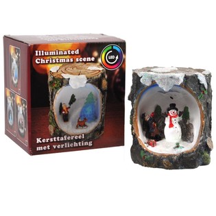 Weihnachten-Szene mit LED-Leuchten (6 Stck.)