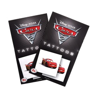 DISNEY CARS 2 Tattoo-Aufkleber (50st).