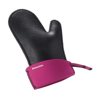KitchenGrips Chef-Ofenhandschuh Schwarz FLXaprene (1 Stk.)
