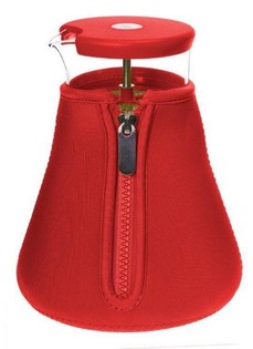 QDO - Glaskanne f&uuml;r losen Tee mit Jacke 1 Liter (1P.)