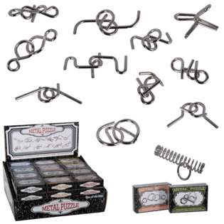 METALS Geduldsspiele in der Anzeige (48pcs.)