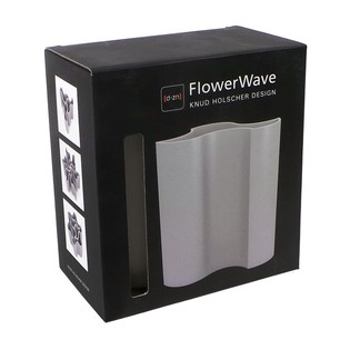 D-ZN - Blumenvase FLOWERWAVE - Wei&szlig; (1 Stk.)
