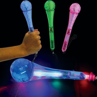 Leuchtendes Spielzeug-Mikrofon mit LED-Effekt (12er-Pack)