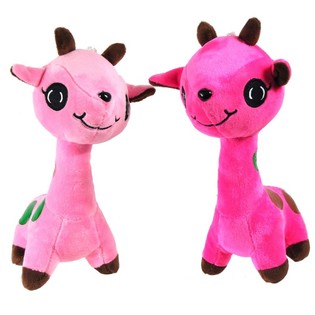 Pl&uuml;sch-Giraffe mit Saugnapf 25 cm (12er-Pack)
