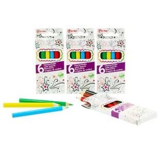 6 kleine Buntstifte (48er Set)