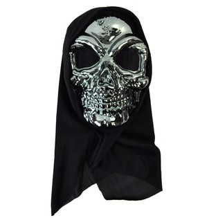 Sch&auml;del-Maske gl&auml;nzend (6 Stk.)