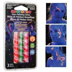SNAZAROO - Spezielle UV-Schminke (6 Stk.)