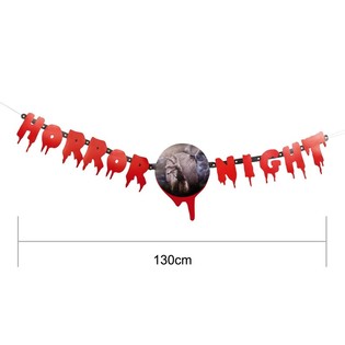 BRIEF GIRLANDE "Grausigkeitnacht" 130 CM. (2st.)