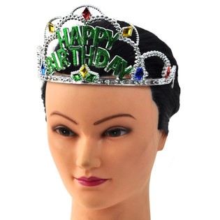 HAPPY BIRTHDAY Krone - Modell 3 (12 Stk.)