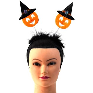 Halloween-Haarreif mit K&uuml;rbissen (6er-Pack)