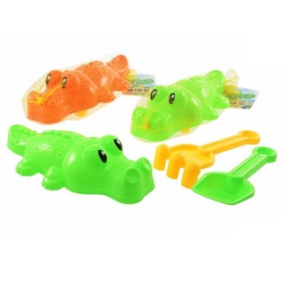3-teiliges Krokodil-Strandset (6er Pack)
