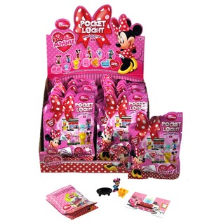 DISNEY MINNIE MAUS POCKET LOCK IT collectables (24st).