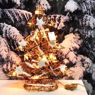 LEUCHT Dekoration Weihnachtsbaum 50 cm. (2st.)