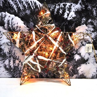 BLINKEN Stern Weihnachtsdekoration 45 CM. (2st.)
