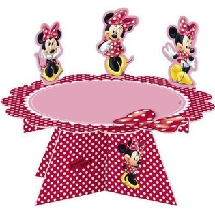 DISNEY MINNIE MAUS CAKE STAND (2 Stk.)