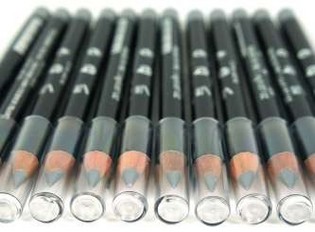 Lippen- & Eyeliner-Stift Grau/Silber (12er-Pack)