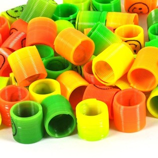 Regenbogenspiralen f&uuml;r Grabbelkiste (60 Stk.)