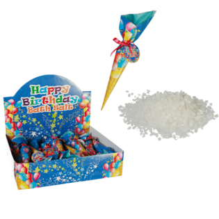 HAPPY BIRTHDAY BADESALZ IM DISPLAY (24 Stk.)