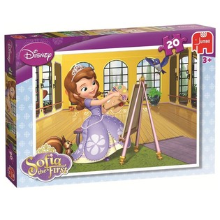 Jumbo Disney Puzzle Sofia die Erste beim Malen 20 Teile (6 Stk.)