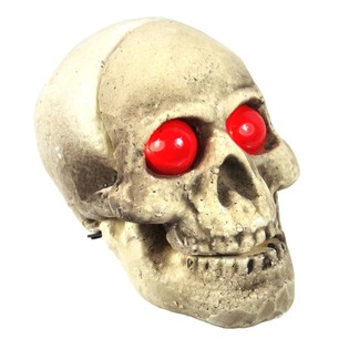 SKULL DEKORATION MIT Augen blitzen (2st.)