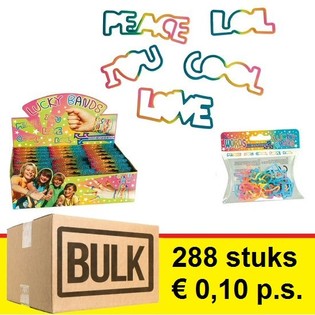 MASSE SALE *** *** LUCKY BRACELETS BANDS F&Uuml;R KINDER - MODELL: (. 288st) WORTE