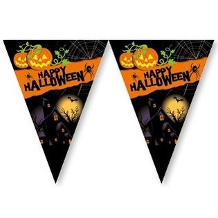 FLAG LINE Happy Halloween - 2.3 Meter (6 Stk.)