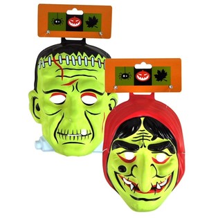 Grusel-Masken sortiert (6er-Pack)