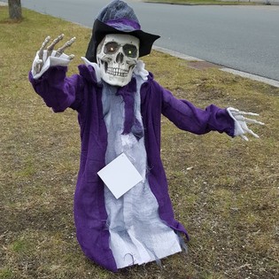 SUPER scary Skelettes aus dem Grab mit Licht und Sound MOVE
