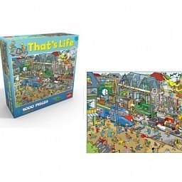 Das ist Life Puzzle - Bahnhof, 1000 Stück (1.).