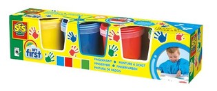 SES My First - Fingermalfarbe 4 Farben (1 Stk.)