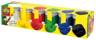 Ses Gouache Basic, 6x50ml (6 Farben) (1).