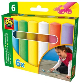 SES Stra&szlig;enmalkreide 6er-Pack (1 Stk.)