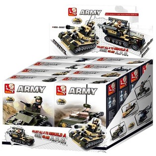 Sluban Army Panzer oder APC 8-in-1 M38-B0587 (1 Display / 8 St&uuml;ck)