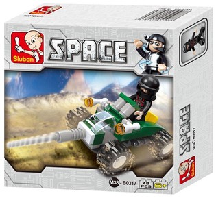 Sluban Space Vehicle M38-B0317 Raumfahrzeug Baukasten (1 Stk.)