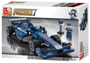 Sluban F1 Rennwagen Blau M38-B0353 (1 Stk.)