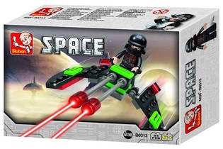 Sluban Space Fighter M38-B0313 Weltraumj&auml;ger (1 Stk.)
