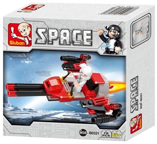 Sluban Weltraumbomber M38-B0321 Space Bomber (1 Stk.)