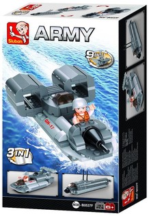 Sluban Speedboat 3in1 M38-B0537F (1.).