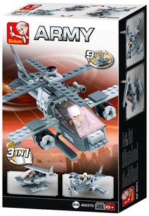 Sluban Angriff Hubschrauber 3in1 M38-B0537G (1.).