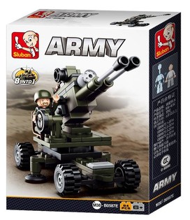 Sluban 8 in 1 Artillerie M38-B0587E (1.)