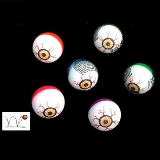 STUITERBALLEN mit den Augen - Ø 3 cm. (48pcs.)