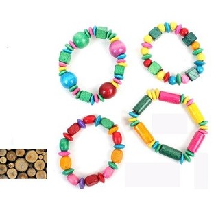 Holz f&uuml;r Kinder Armb&auml;nder (48pcs.)