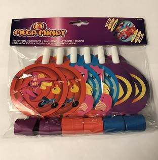 6 St&uuml;ck Mega Mindy R&uuml;ssel Glocken (12st).